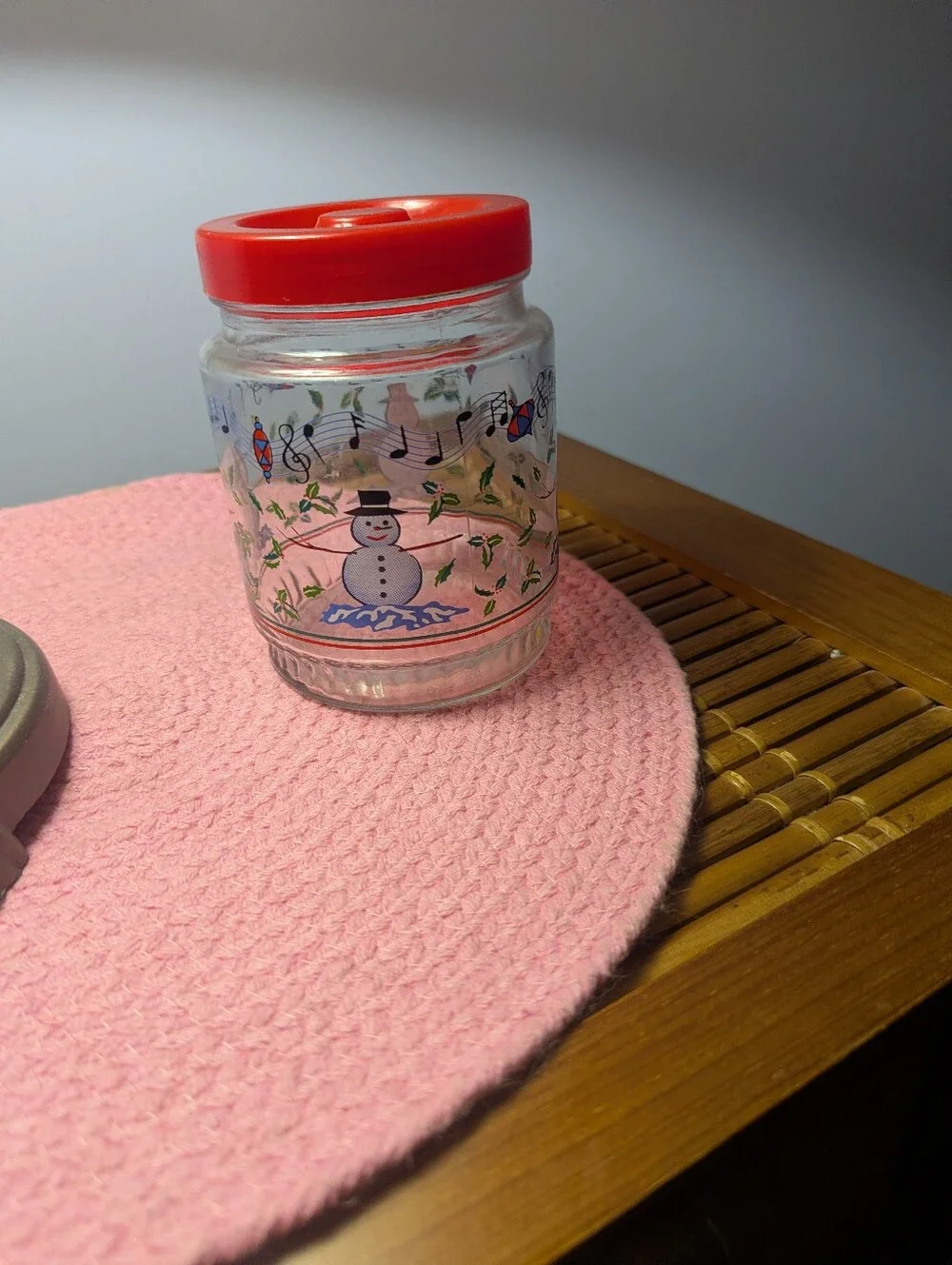 Snowman Jar